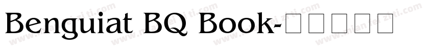 Benguiat BQ Book字体转换